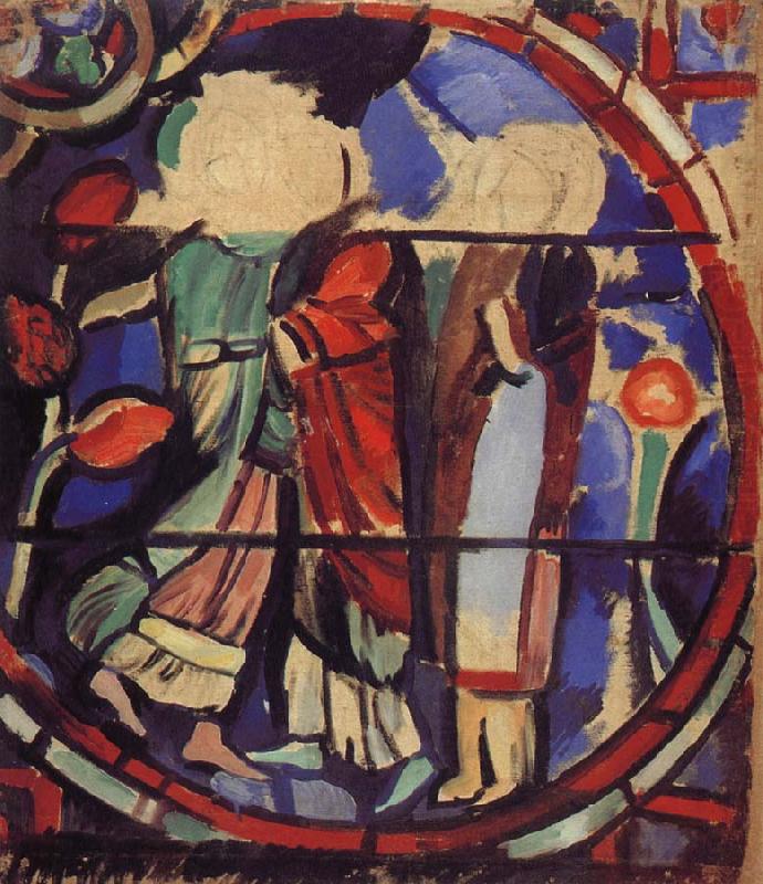 Delaunay, Robert Study of Inlay Glass china oil painting image